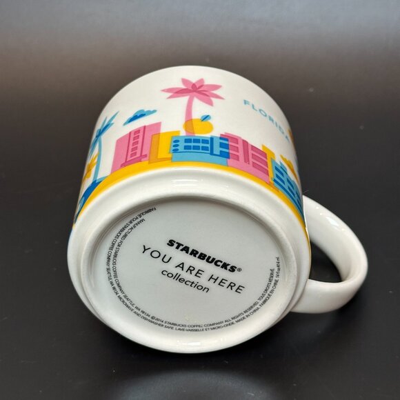 NEW Starbucks You Are Here Collection Florida 14 Ounce Ceramic Mug - Picture 9 of 11